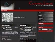 Tablet Screenshot of cosmiclava.com